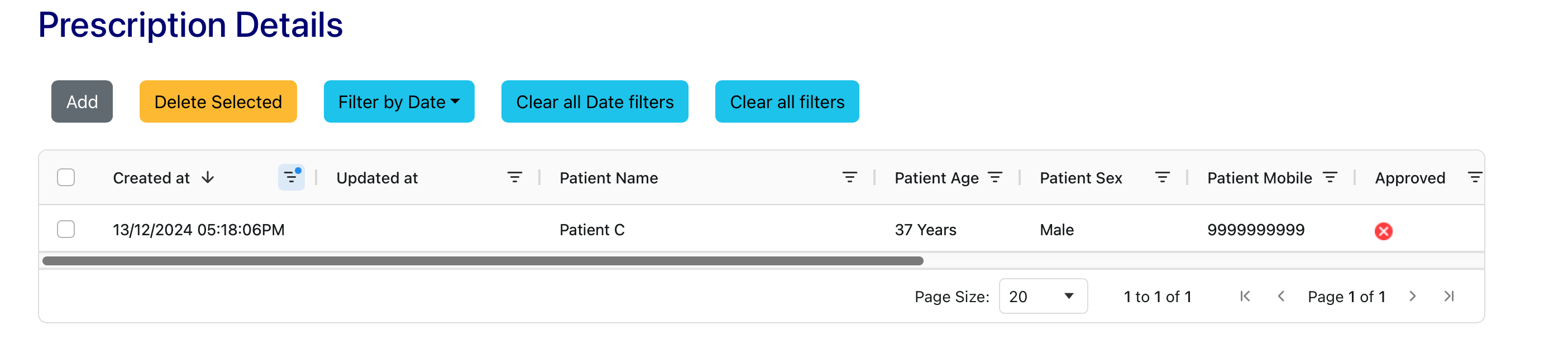 Digital Prescription App